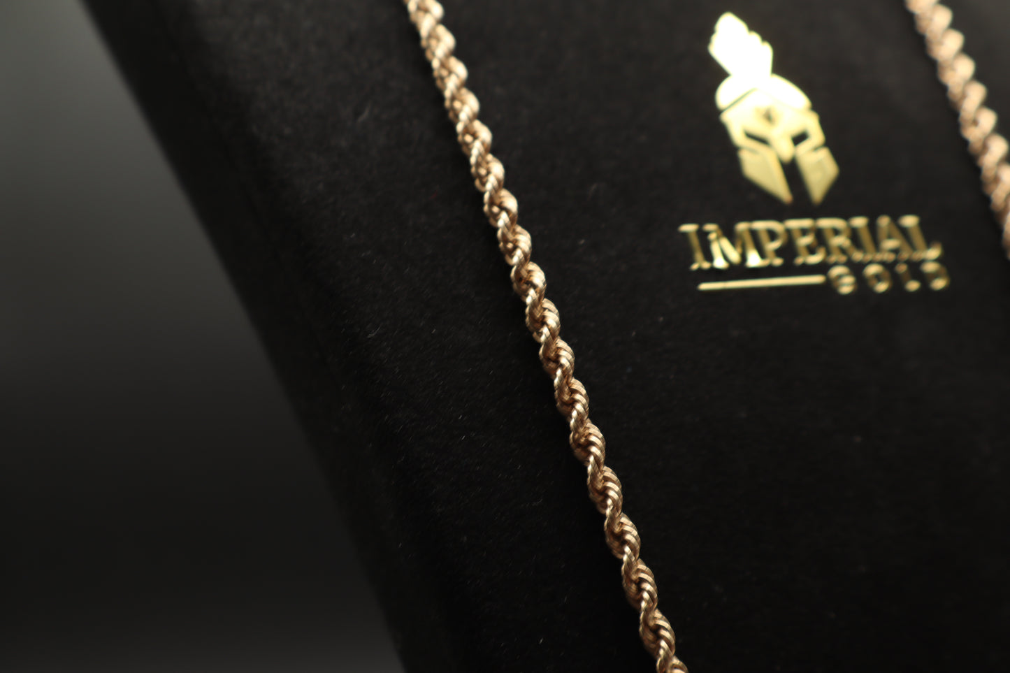 Rope gold chain 10K 4MM