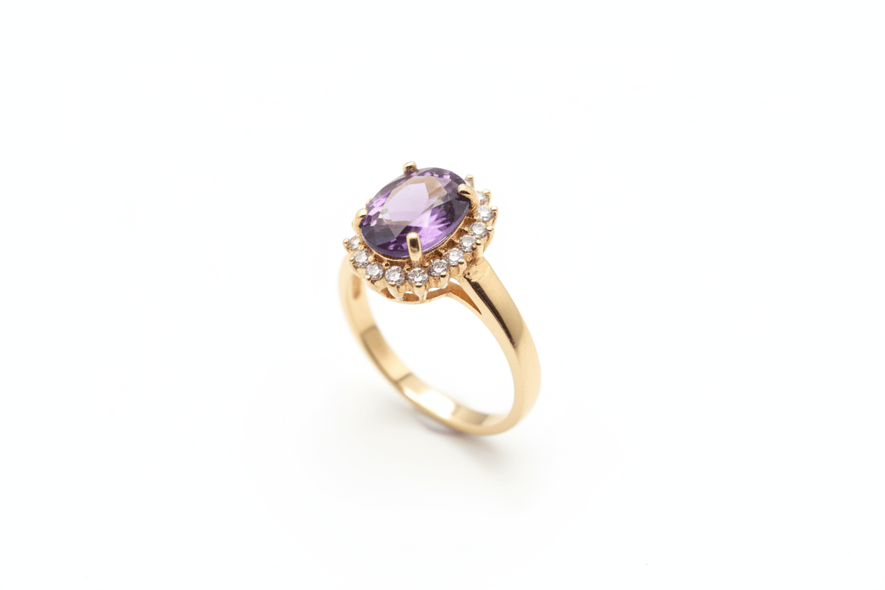 Bague Amethyst D1 10K