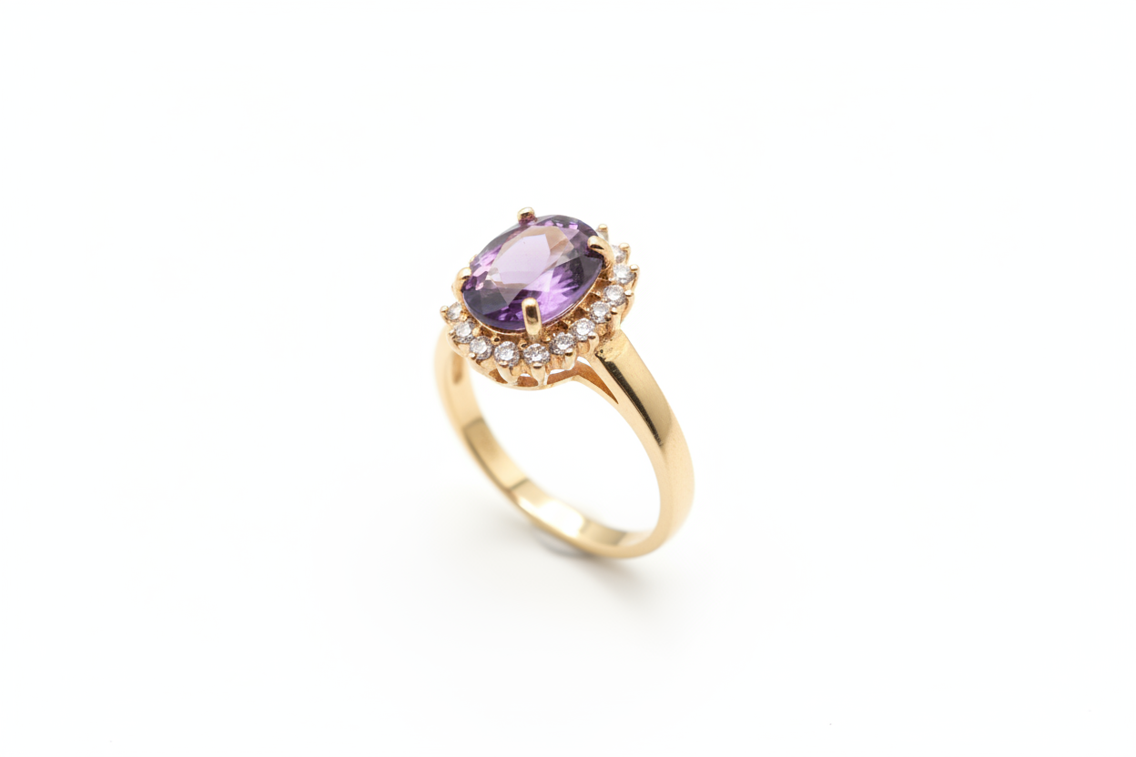 Bague Amethyst D1 10K