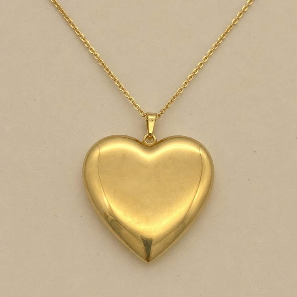 Heart Pendant D2 | Imperial Gold: Elegant Gold Heart Necklace Guide