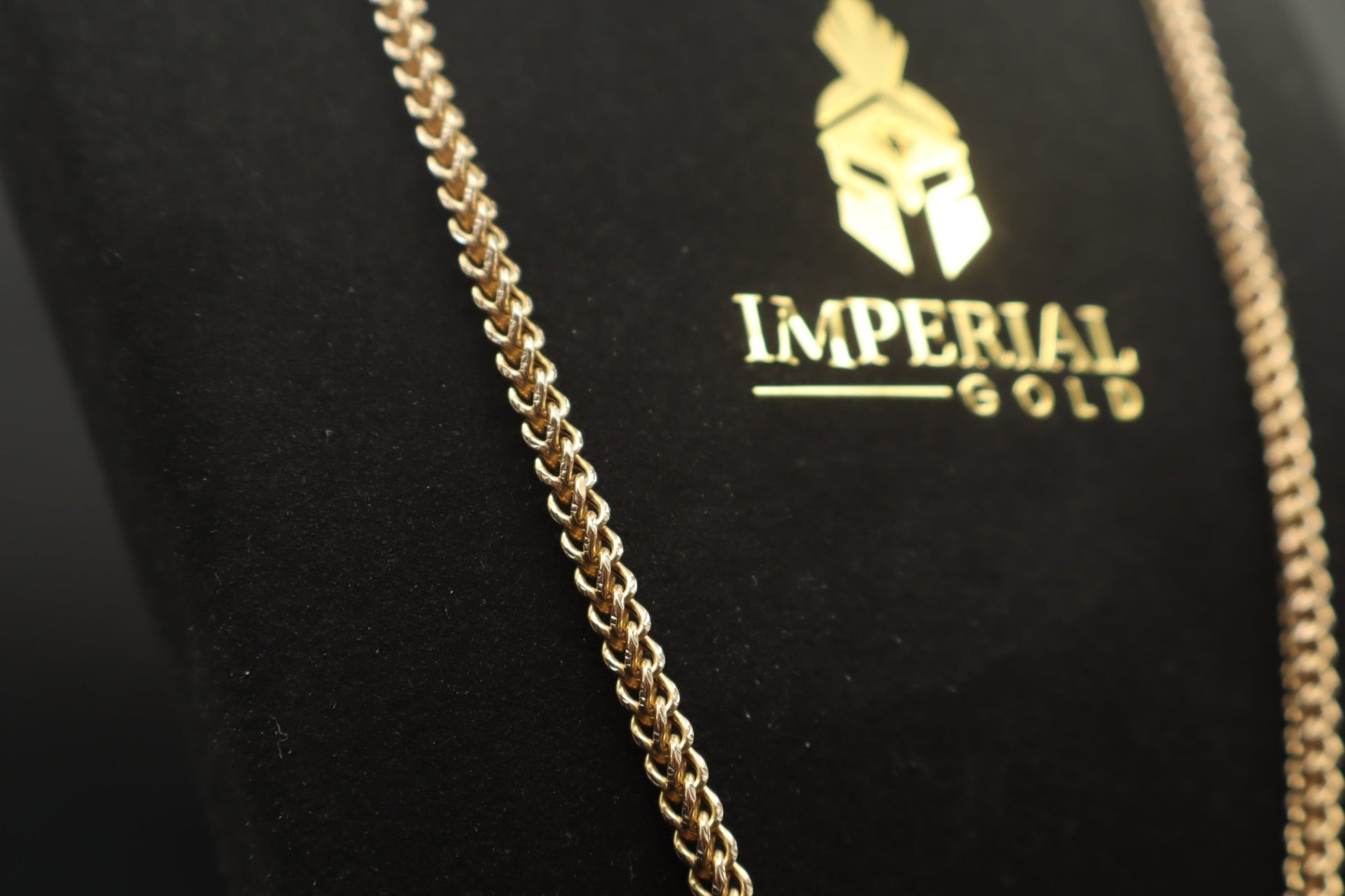 10K Gold Diamond-Cut Franco Chain 3.5MM