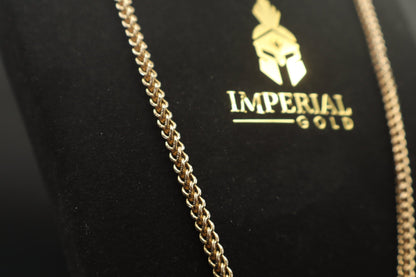 10K Gold Diamond-Cut Franco Chain 3.5MM