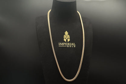 10K Gold Diamond-Cut Franco Chain 3.5MM