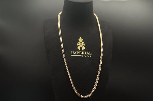 10K Gold Diamond-Cut Franco Chain 3.5MM