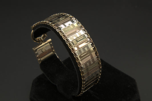 greek bangle 12.5mm or 14K
