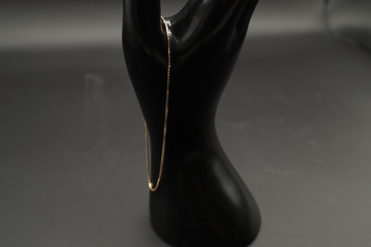 Chaîne de cheville Straight Link en or 10K