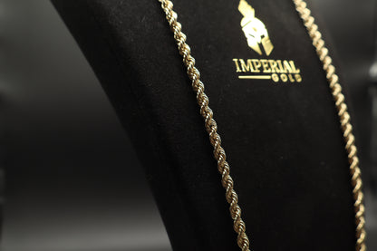 Chaîne Torsadée en or 10K 4.5MM