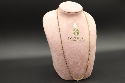 Chaîne Torsadée en or 10K 2.5MM