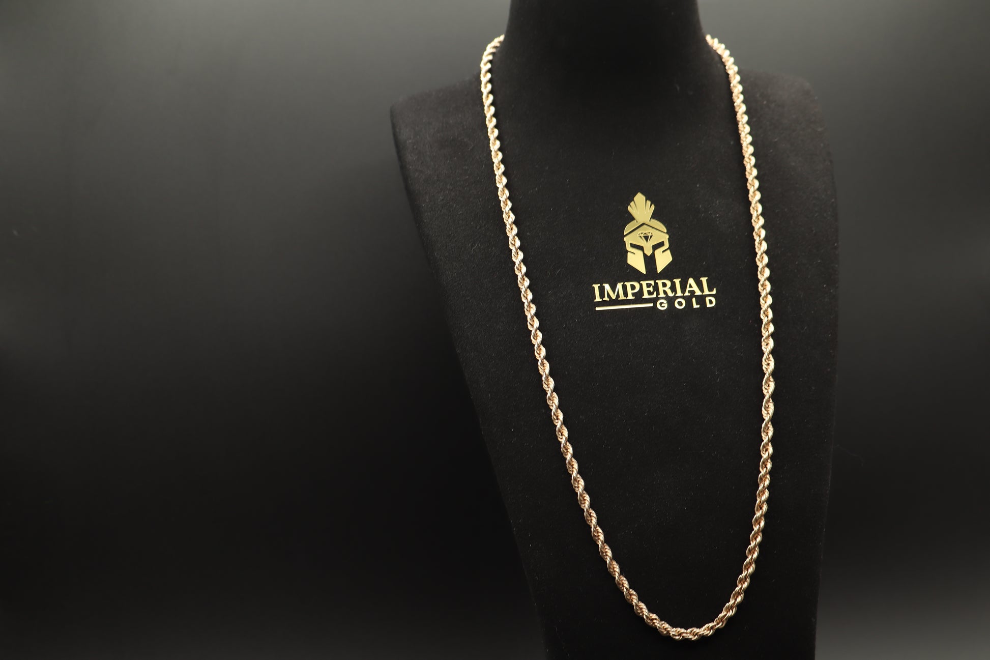 Rope gold chain 10K 4MM