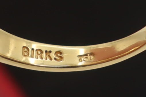 Bague Maison BIRKS 1990-2000 or 18k