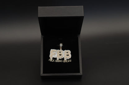 10K Gold Diamond FBB Pendant
