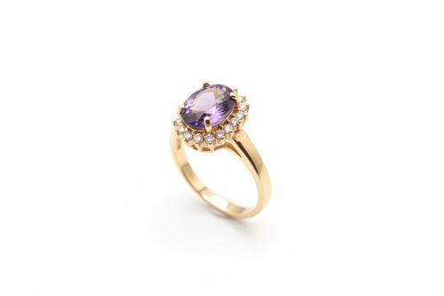 Bague Amethyst D1 10K