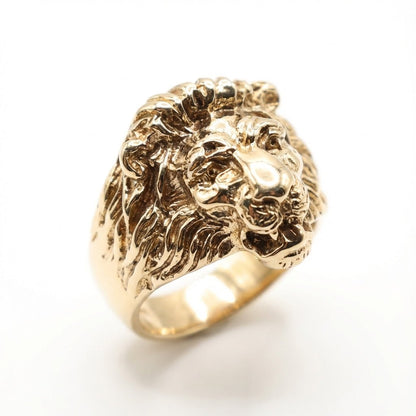 Bague Lion D3 en or 10K