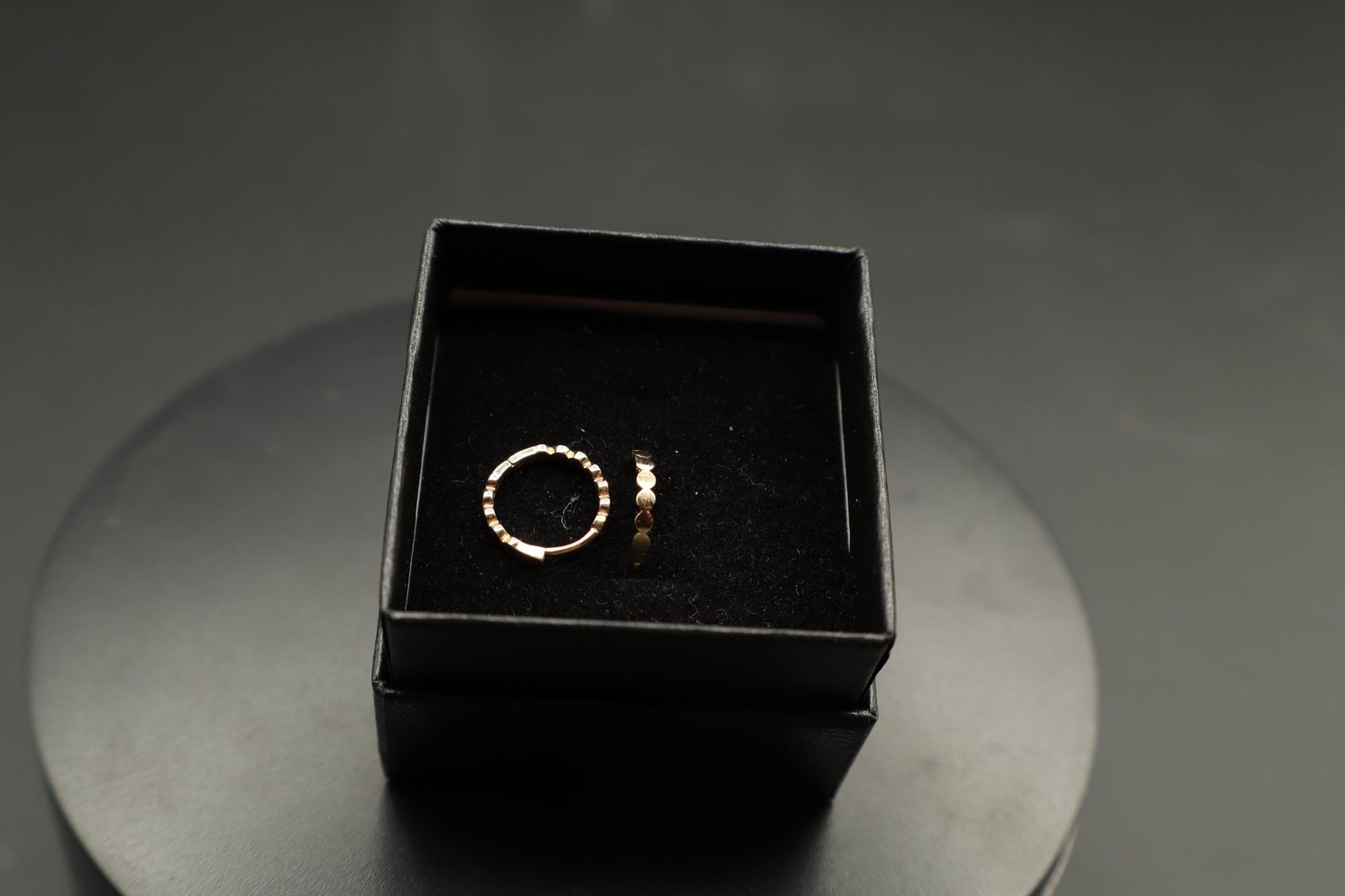 Boucles d'oreilles Round D2 en or 10K