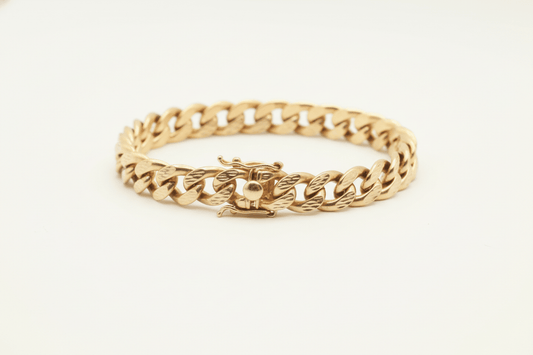 Bracelet Cuban Diamond cut 10MM