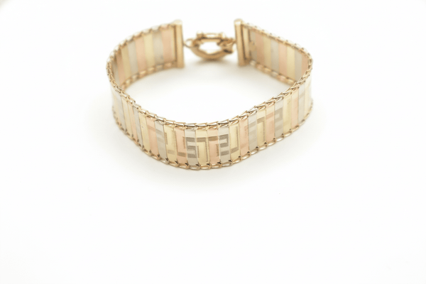 Bracelet grec 12,5 mm ou 14 carats