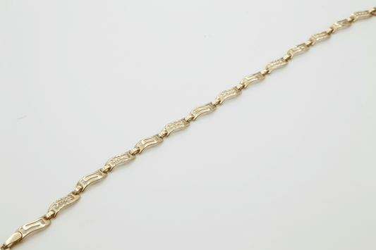 Bracelet Greek Versace Style D3 en or 10K