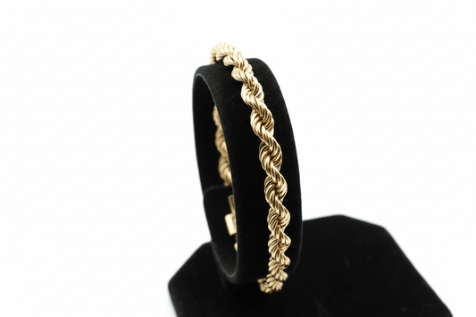 Bracelet Torsadé en or 10K 6.5MM