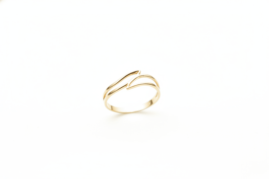 Ring Wave Gold 10K
