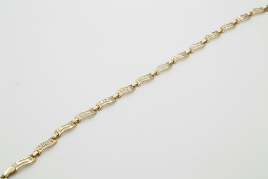 Bracelet Greek Versace Style D3 en or 10K