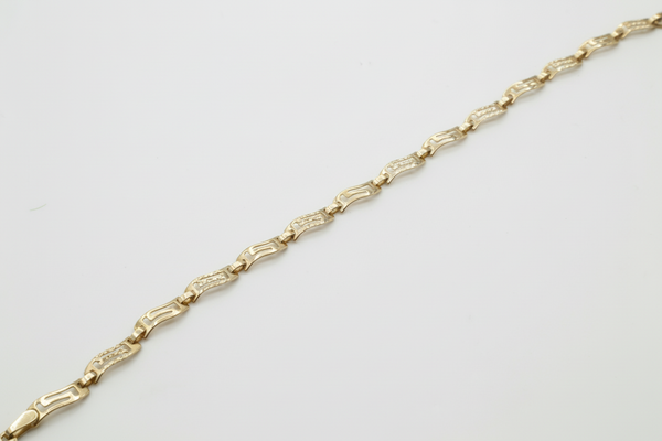 Bracelet Greek Versace Style D3 en or 10K