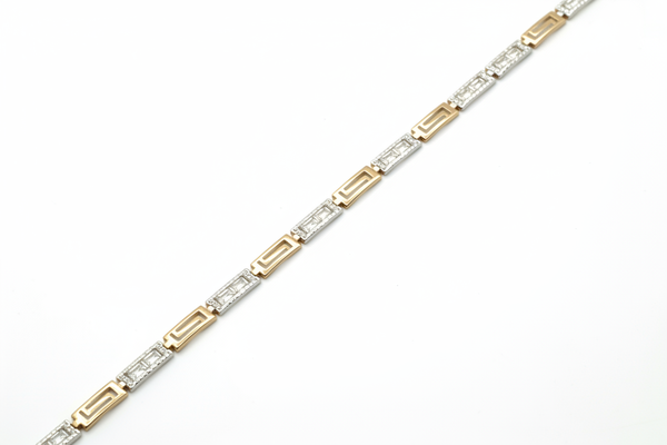 Bracelet Greek Versace Style D1 en or 10K