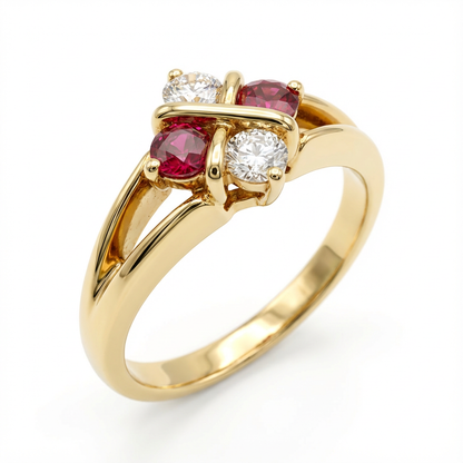 Bague Maison BIRKS 1990-2000 or 18k