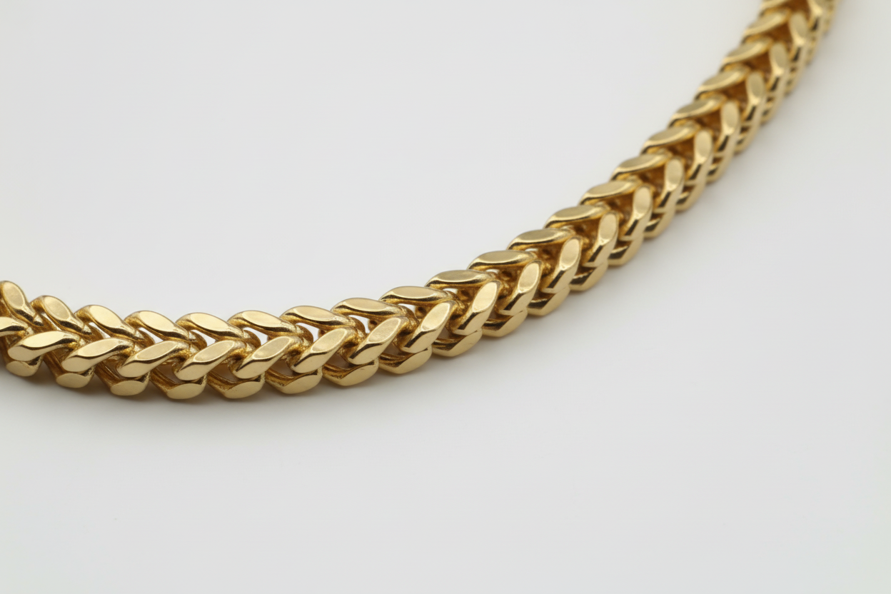 Chaîne King Franco en or 10K